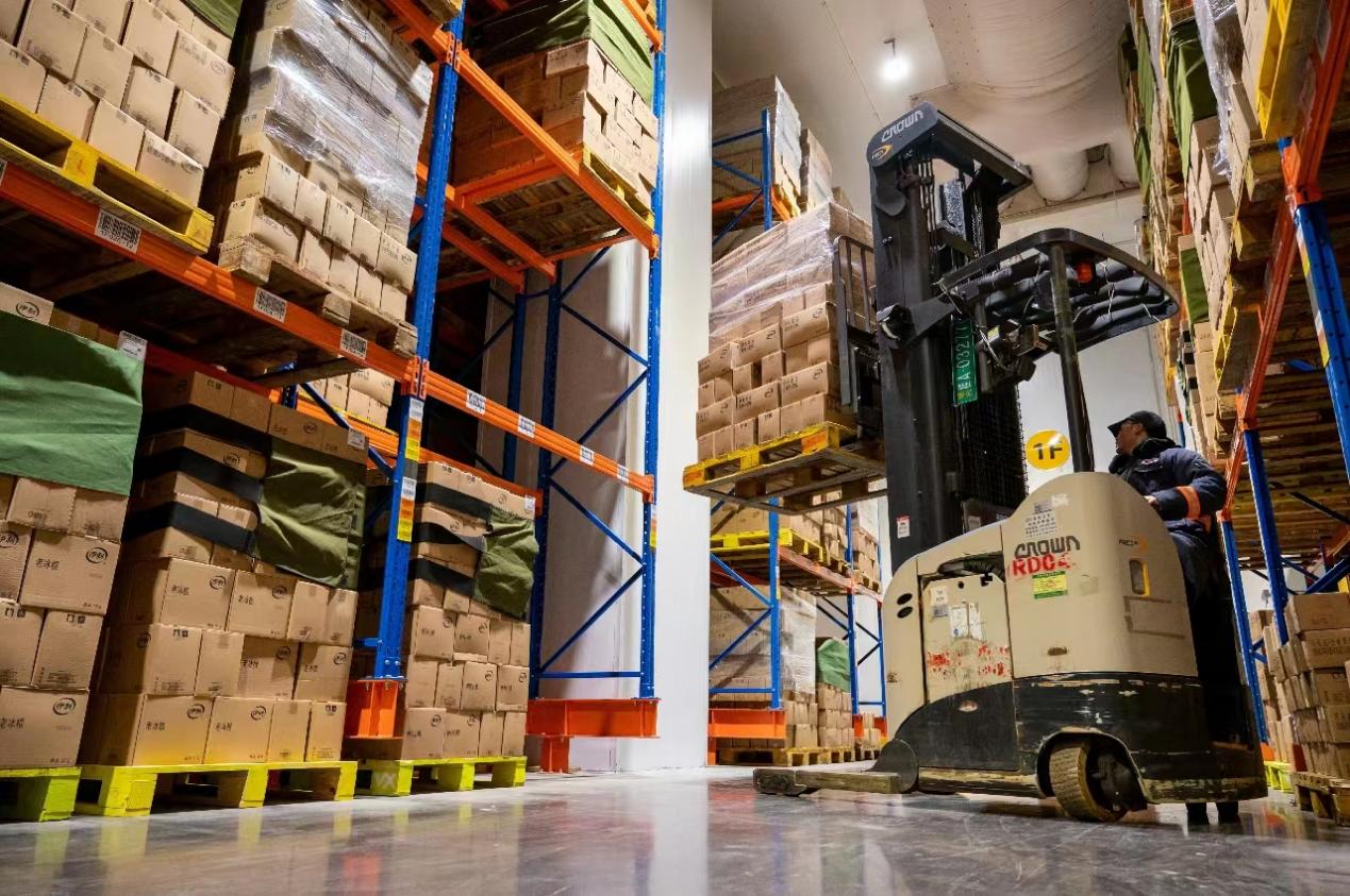 萬緯冷鏈南寧園區(qū)。 人民網(wǎng) 嚴(yán)立政攝